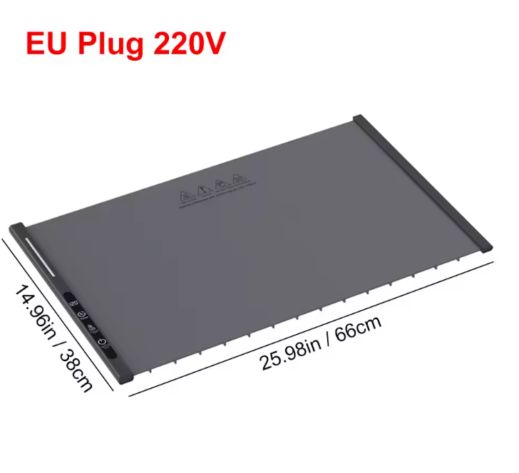 Electric Food Warmer Mat Silicone Foldable Food Warming Heater For Coffee Food Plate Warming