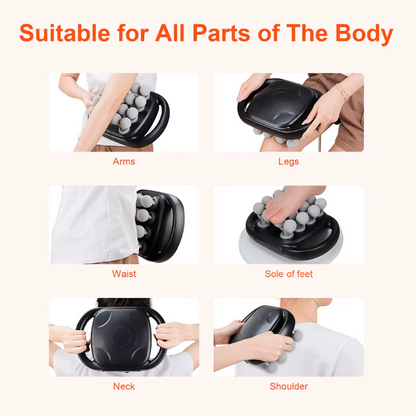 16-Head Fascia Gun High-Frequency Vibration Body Massage Gun Waist and Back Massager Neck Shoulder
