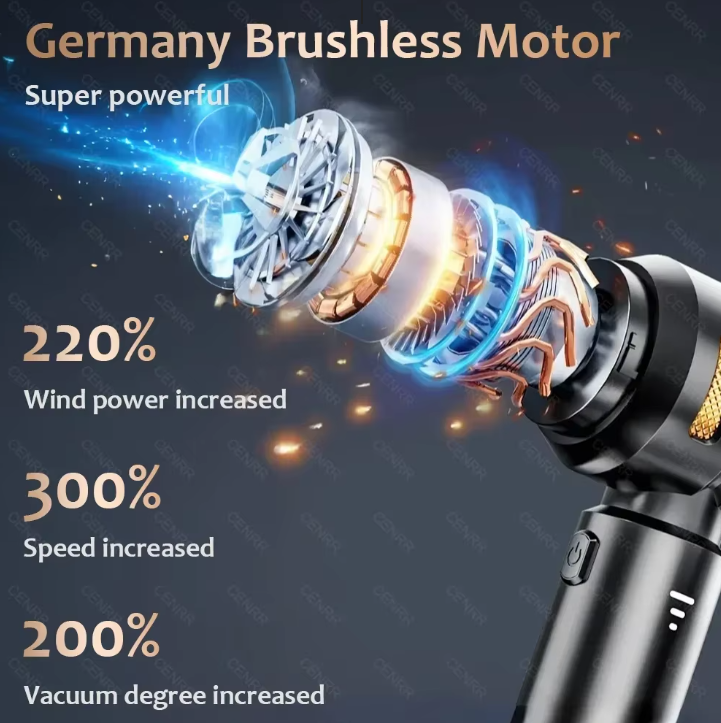 CENRR 998000PA Car Vacuum Cleaner Powerful Portable HandHeld Vacuum Cleaner For Car