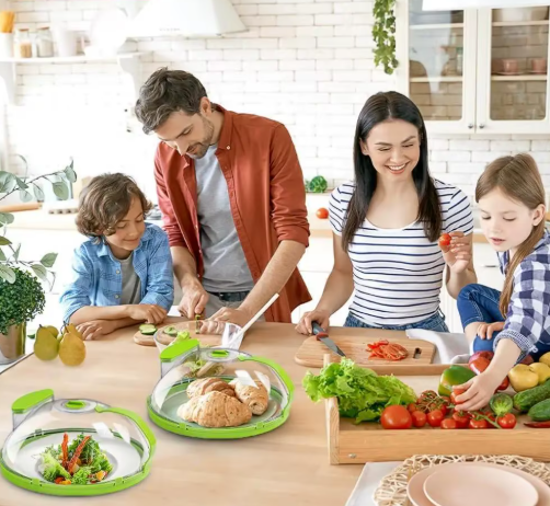 Microwave Food Cover Clear Microwave Splash Guard with Steamer