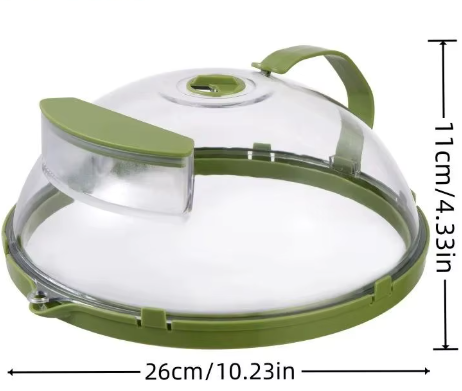 Microwave Food Cover Clear Microwave Splash Guard with Steamer