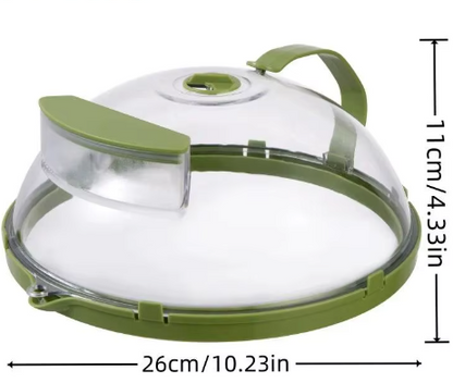 Microwave Food Cover Clear Microwave Splash Guard with Steamer